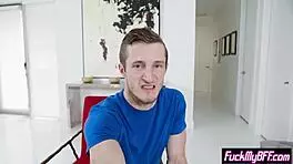 angry horny teen punished hard in garage group fuck