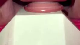 TINY REDHEAD Rides HUGE Fence Post COCK To Juicy Orgasm!