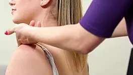 redhead teen fingers busty milf's wet pussy in sensual play