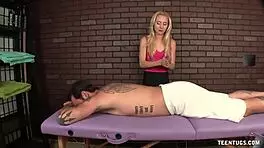 yo this tiny dominant babe is owning that handjob game so intense 🔥😈💦 handjobs rule