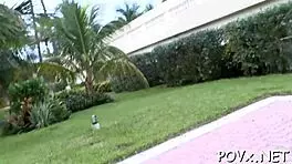 Hardcore barely legal teen pounded roughly in POV blowjob fury