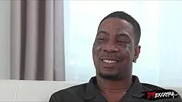 Petite blonde teen double penetrated hard by two monster cocks doggystyle and bent over