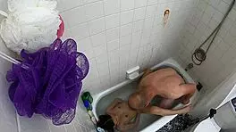 candy cruise chokes on asian cock in tub?