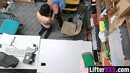 Penelope Reed Caught Stealing, Now Bent Over for Hard Office Fuck