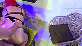 hotwife takes rough creampie while girlfriend watches pov handjob