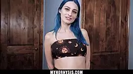 Horny babe goes wild begging for hardcore doggystyle pounding 😈