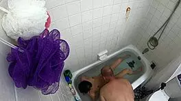 candy cruise chokes on asian cock in tub?