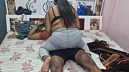 sexy college teacher payal rides student's monster cock doggystyle at her house