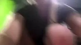 the curvy blonde teen fingers her big natural tits to crazy public squirting orgasm