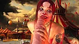 harley quinn stretches her ass cheeks on giant dildo scars explained