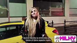 slim blonde beauty heads to hotel for teasing hot photoshoot session