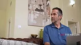 freeuse therapy session cures gooner with intense family play