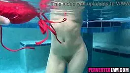 Young blonde couple enjoys outdoor sex on fourth of july