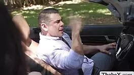 big ass shemale blowjob tempts free ride deal