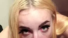 louise barlow sucks monster bbc deep and swallows every drop 💦🍆