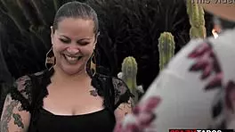 alexis tae devours ana foxxx's ebony milf pussy with hungry licks