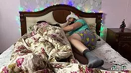 Wow, hiding in closet to bang her on Christmas!