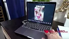 Girl Next Door Catches Horny Neighbor Jerking Off To Her Big Tits Pics