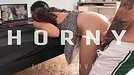 My hands grip oiled cute ass rubbing tight wet pussy up close.