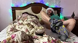 Wow, hiding in closet to bang her on Christmas!