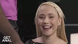 Curvy blonde, take that huge BBC balls deep in your ass?