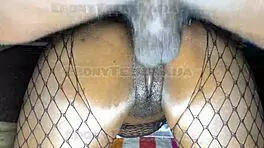 Naughty student blackmailed into dripping wet pussy doggystyle bang