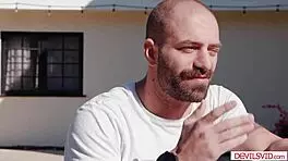 Heart pounding as guy licks and pounds babysitter's tight pussy