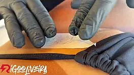 Blonde Pays Tattoo With Tight Pussy Action