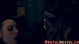 Mom's feet bound for worship in rough machine punishment with pals