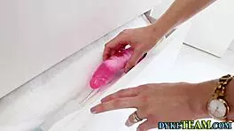 busty milf fingers and toys petite teen in lesbian play