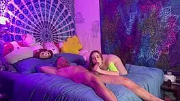 passionate intimate laney grey rides brad newman bareback in steamy cam show 💋🔥