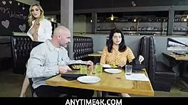 wanna use your freeuse waitress anytime? kenzie anne and leda lotharia serve it up hot