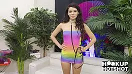 harley haze chokes on monster cock before juicy face fuck