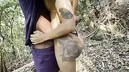 marlon costa's bbc wrecked my tranny ass in jungle