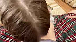 having raw pov sex with sexy russian babe ending in creampie