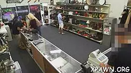imagine this astonishing 18+ babe fucked rough in the shop by stranger