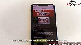 deutscher agent picks up horny latina teen slut for outdoor casting 😈🔥