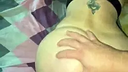 blonde bombshell with huge tits begs for hard backdoor pounding