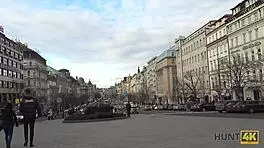 hunt4k prague streets lead to brunette's cash sex adventure outdoors