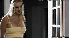 busty babe talks curvy milf and guy into steamy threesome pounding