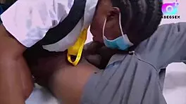 Heart pounding as horny babe pays teachers with her wet pussy craving their cocks desperately