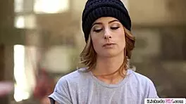 Brunette Babe Fingers and Facesits Horny Blonde Teen Neighbor to Orgasm!