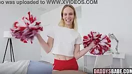 Virgin girl craves old man's handjob guiding her first wild ride