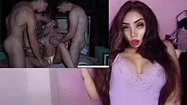 Beautiful French Model Experiences First Intense Double Penetration Ecstasy