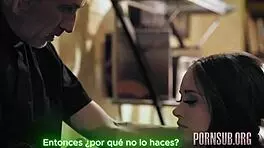 Latina milf seduces with big tits and juicy ass craving creampie