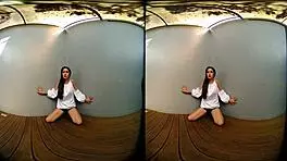 petite asian teases her perky tits