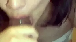 Her intense cock sucking makes my body tremble with lust