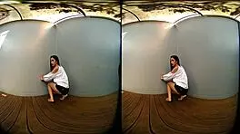 petite asian teases her perky tits