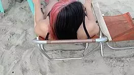 pregnant african beauty seduces beach crowd with her sexy belly