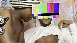 Petite Ebony Takes Big Black Cock on Casual Couch Fuck